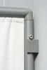 Wand-Clip - 2x mit Schrauben und Dbeln - Zubehr Paravent