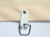 Sonnensegel Polyester Ballenstoff 210 cm breit - uni hell elfenbein