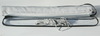 Balkonverkleidung 65x300 cm Farbe uni hell silbergrau - Sichtschutz fr Balkon und Terrasse