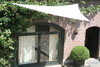 Dreiecksonnensegel 360x360x360 cm - Polyester - uni hell silbergrau-wasserabweisend