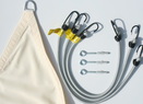 Packungsinhalt - Dreiecksonnensegel 360x360x360 cm - Polyester - uni hell elfenbein - wasserabweisend