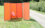 Galerie: Paravent - mobile Umkleidekabine