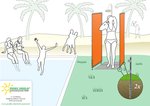 Galerie: Paravent Garten