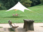 Galerie: Sonnensegel-Pavillion