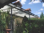 Galerie: Terrassenbeschattung - Glasdach Metall